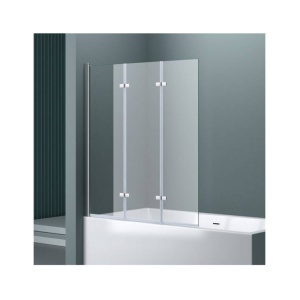 Paravan Cada PRO REMI-3, 100 cm latime, pliabil, 140 inaltime, pliabil, grosime sticla 5mm - Img 3
