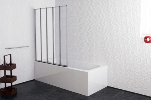 Paravan Cada REA IDEA 120, 140 Inaltime, 120 Cm Latime, Pliabil 5 Elemente, Grosime Sticla 4mm - Img 10