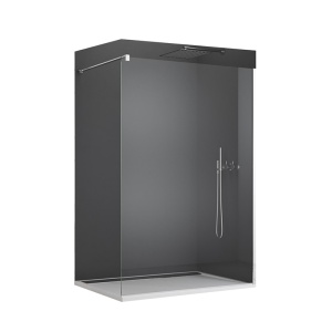 Paravan de dus din sticla securizata si profil crom lucios SanSwiss Easy 120 x 200 cm