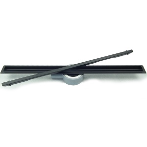 Rigola de dus liniara cu sifon rotativ si randament ridicat Slim DL03 70 cm negru - Img 13
