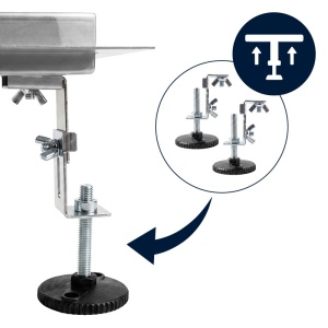 Rigola de dus liniara Qube inox 50 cm sifon 52 mm - Img 8