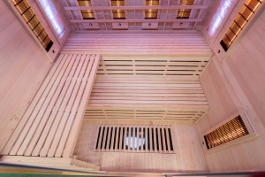 Sauna cu infrarosu si cromoterapie pentru 4 persoane EA4RS 180 x 160 x 200 cm - Img 12