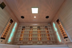 Sauna cu infrarosu si cromoterapie pentru 4 persoane EA4RS 180 x 160 x 200 cm - Img 22