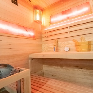 Sauna finlandeza cu temperatura inalta Harvia 4.5kW, 140 x 150 cm pentru 3-4 persoane - Img 13