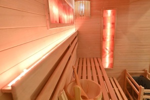 Sauna finlandeza cu temperatura inalta si soba Harvia 8kW pentru 4 persoane EP4S dreapta 180 x 160 cm - Img 8