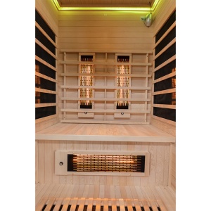 Sauna uscata cu infrarosu la temperatura joasa pentru 2-3 persoane Alta2 120 x 105 cm - Img 7