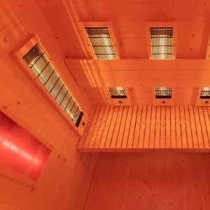 Sauna uscata cu infrarosu la temperatura joasa Tromso3 153 x 110 cm pentru 3-4 persoane - Img 19