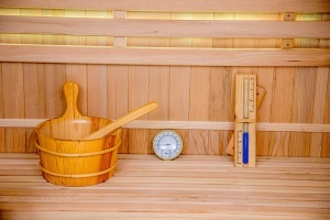 Sauna uscata cu soba Harvia 3.5kW pentru 3 persoane EA3 150 x 120 x 190 cm - Img 7