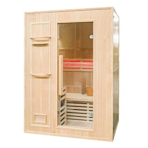 Sauna uscata finlandeza cu soba Harvia 2.3Kw MO-EN2, pereti izolati, 120 x 105 x 192 cm - Img 6