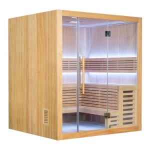 Saună uscată finlandeză cu sobă MO-SS1816H Harvia 6 kW, 180 × 160 × 200 cm - Img 6