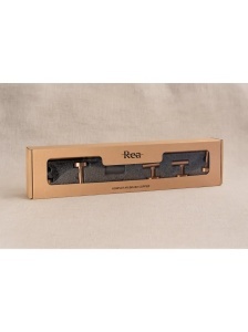 Set accesorii pentru baie Ari Brush Copper 4 piese - Img 9