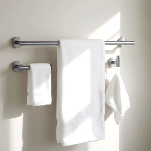 Set accesorii pentru baie Ari Brush Nickel 4 piese - Img 4