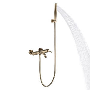 Set baterie dus si cada cu montaj pe perete Mona Gold - Img 2
