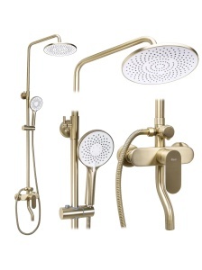 Set de dus aparent cu finisaj auriu REA DROP Brush Gold