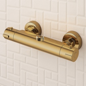 Set dus baie cu termostat, montaj pe perete , T203B Gold - Img 10