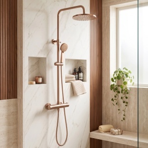 Set dus cu termostat Rea Parot Light Brush Copper - Img 2
