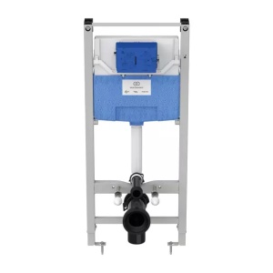 Set rezervor WC cu cadru Ideal Standard ProSys si clapeta Oleas M3 argintiu Silver Storm - Img 6