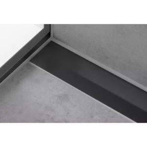 Set rigola pentru dus plus capac Hansgrohe RainDrain Flex ajustabil negru mat 80 cm - Img 7