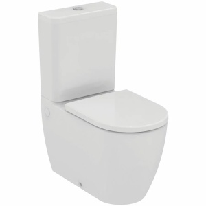 Set vas WC Ideal Standard Ellisse rimless BTW cu capac softclose alb si rezervor - Img 1