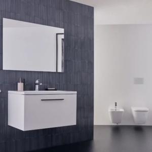 Set vas wc suspendat Ideal Standard I.life B alb cu capac si rezervor cu cadru incastrat si clapeta - Img 10
