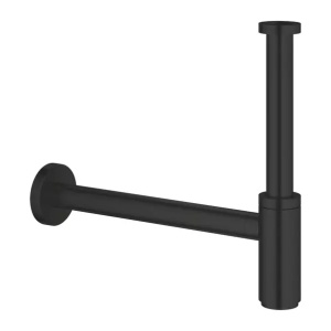 Sifon estetic pentru lavoar Grohe negru mat - Img 1