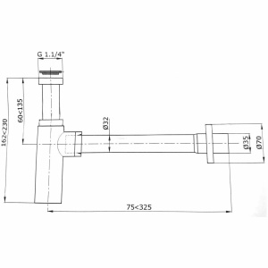 Sifon estetic pentru lavoar Ideal Standard - Img 2