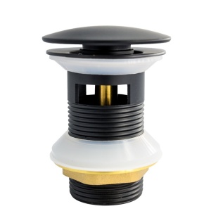 SIFON LAVOAR METALIC MIKE-BL + DOP CLICK-CLACK CU PREAPLIN NEGRU MAT - Img 5