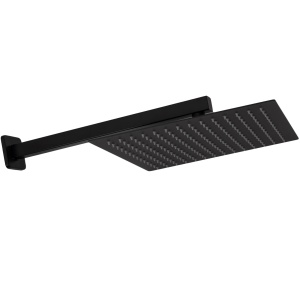 Sistem Complet De Dus REA FENIX DAVIS BLACK + BOX, Montaj In Perete, Para Patrata Tip Ploaie 30 x 30 Cm, 2 Functii De Curgere A Apei, Negru - Img 2
