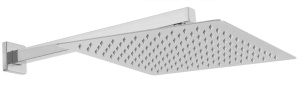 Sistem Complet De Dus REA FENIX DAVIS CHROM + Termostatic, BOX, Montaj In Perete, Para Patrata Tip Ploaie 30 x 30 Cm, 2 Functii De Curgere A Apei, Crom - Img 6