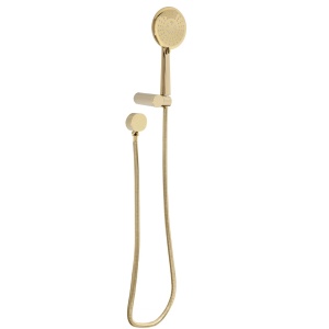 Sistem Complet De Dus REA HYPER GOLD + BOX, Montaj In Perete, Para Rotunda Tip Ploaie 25x25 Cm, 2 Functii De Curgere A Apei, Auriu - Img 4