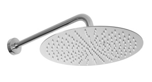 Sistem Complet De Dus REA LUNGO MILER CHROME + BOX, Montaj In Perete, Para Rotunda Tip Ploaie 30 x 30 Cm, 2 Functii De Curgere A Apei, Crom - Img 2