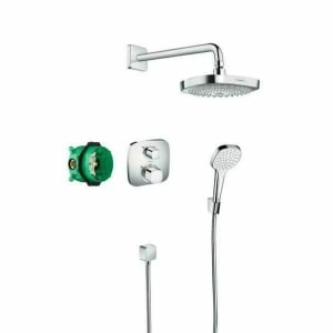Sistem de dus incastrat Hansgrohe Croma Select E Ecostat E crom - Img 1