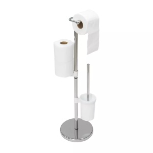SUPORT WC cu perie metal Chrome 392597 - Img 1