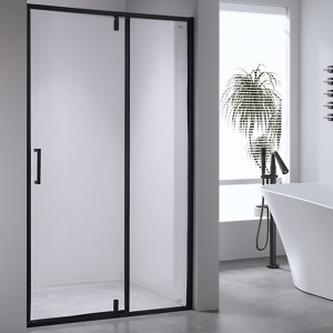 Usa de dus batanta pentru nisa SH08C negru mat 100 x 200 cm sticla 6 mm - Img 17
