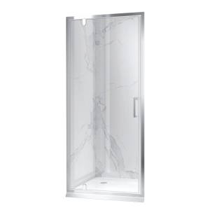 Usa de dus batanta pentru nisa ZES-KZ18A crom 70 x 195 cm sticla 6 mm - Img 1