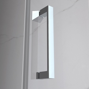 Usa de dus batanta pentru nisa ZES-KZ19D-100 crom 100 x 195 cm sticla 6 mm - Img 7