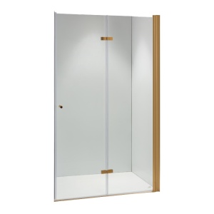 Usa de dus batanta SH01B auriu 90 x 195 cm sticla 6 mm
