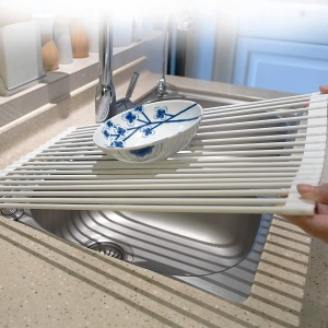 Uscator pentru vase Mat pentru chiuveta 322108 White - Img 2