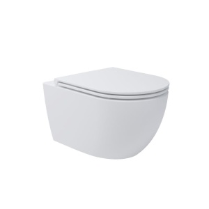 Vas wc Arizona, tehnologie Vortex, rimless, suspendat. culoare alb mat