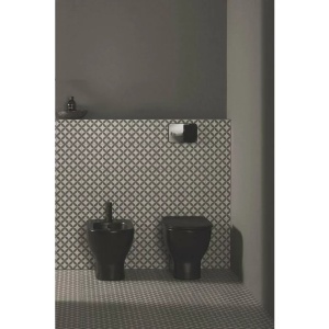 Vas wc pe pardoseala Ideal Standard Tesi AquaBlade back-to-wall negru mat - Img 3