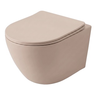 Vas WC suspendabil REA Carlo Mini Tornado Mocca Matt