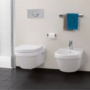 Vas WC suspendat Villeroy & Boch Architectura DirectFlush alb cu capac softclose - Img 10
