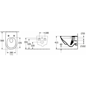 Vas wc suspendat Villeroy & Boch Subway 3.0 CeramicPlus alb mat - Img 10