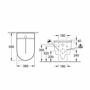 Vas wc suspendat Villeroy&Boch ViClean-I 100 cu functie de bideu electric, Culoare Alb - Img 19