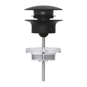 Ventil lavoar Push-Open Grohe negru mat Phantom Black - Img 2