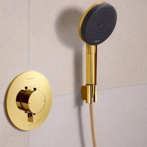 Agatatoare dus Hansgrohe Porter Fine auriu lucios - Img 2