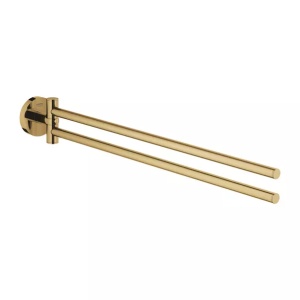 Bara dubla portprosop Grohe Essentials 44 cm finisaj auriu lucios Cool Sunrise