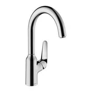 Baterie bucatarie Hansgrohe Focus M42 cu pipa rotativa crom - Img 1