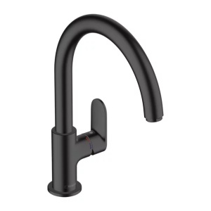 Baterie bucatarie Hansgrohe Vernis Blend 210 M35 negru mat - Img 1
