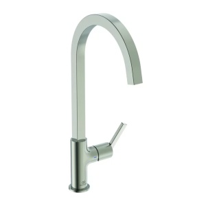 Baterie bucatarie Ideal Standard Gusto Square 306 argintiu Silver Storm - Img 1
